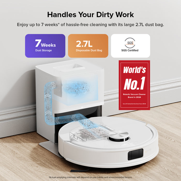 robotický vysavač a mop roborock q10 s5 s automatickým vyprazdňováním doku