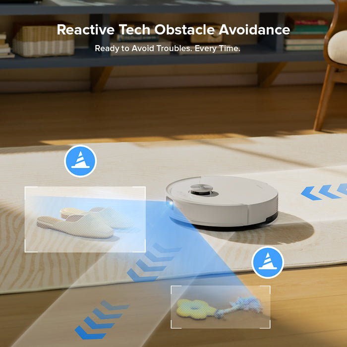 robotický vysavač a mop roborock q10 s5 s automatickým vyprazdňováním doku