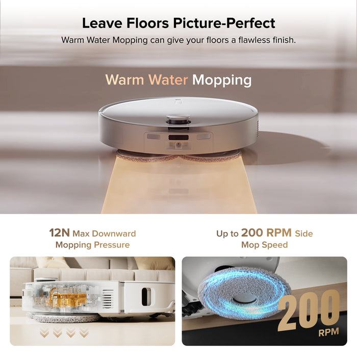 robotický vysavač roborock qrevo curvx s multifunkčním dokem 3.0 thermo
