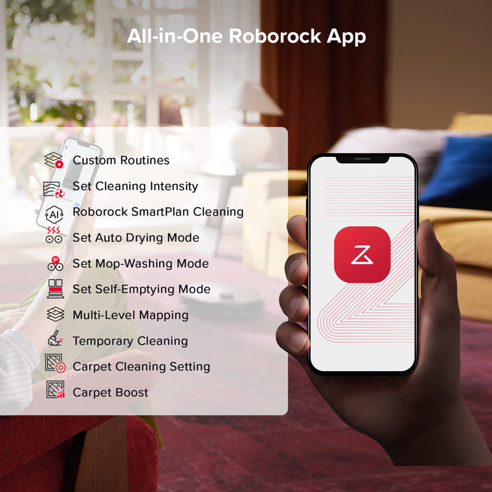 robotický vysavač roborock qrevo s5v s multifunkčním dokem vylepšený z qrevo pro