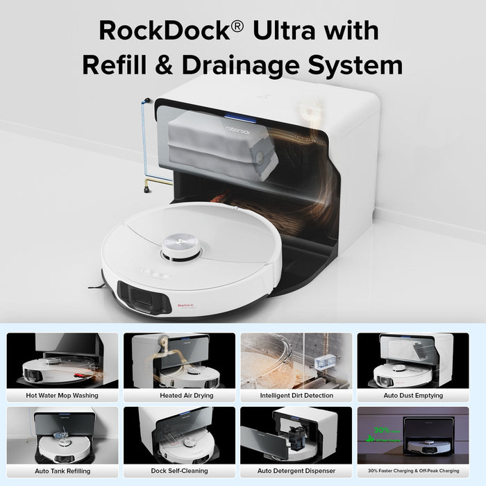 roborock s8 maxv ultra se systémem doplňování a vypouštění