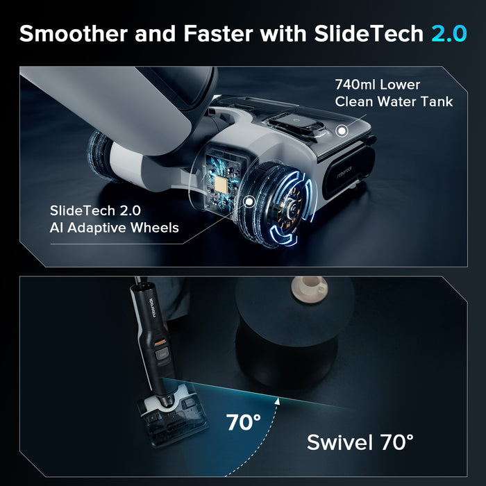 mokro-suchý vysavač roborock f25 combo a f25 ace combo